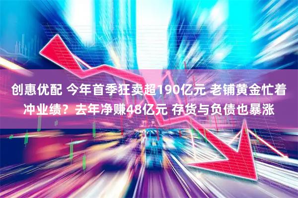 创惠优配 今年首季狂卖超190亿元 老铺黄金忙着冲业绩？去年净赚48亿元 存货与负债也暴涨
